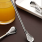 Cannuccia Cucchiaio 2-in-1 in Acciaio Inossidabile 304