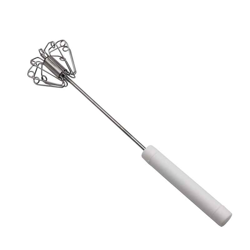 🥚🍳 Frusta a mano semiautomatica in acciaio inox 🔧✨