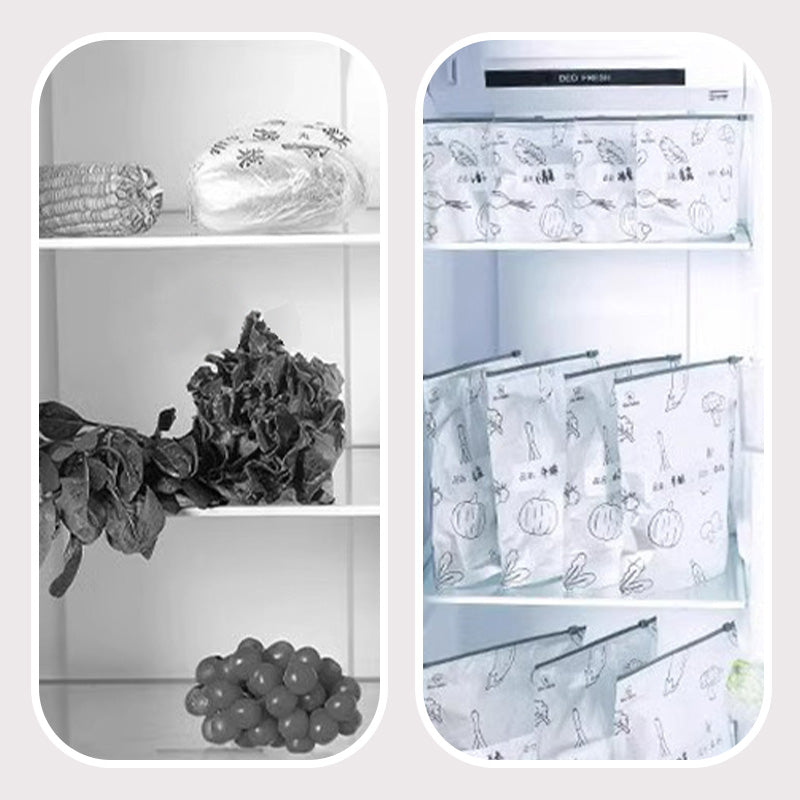 🌿 Dimenticate la plastica! Sacchetti riutilizzabili in alluminio – Conservazione degli alimenti ecologica. ♻️