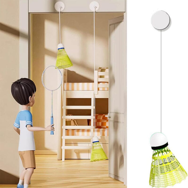 Allenatore di badminton con rimbalzo automatico