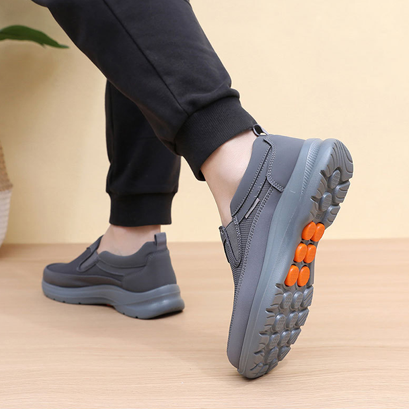 Sneakers Ortopediche Traspiranti Slip-On da Uomo - Supporto Plantare con Solette in Memory Foam per Comfort Quotidiano