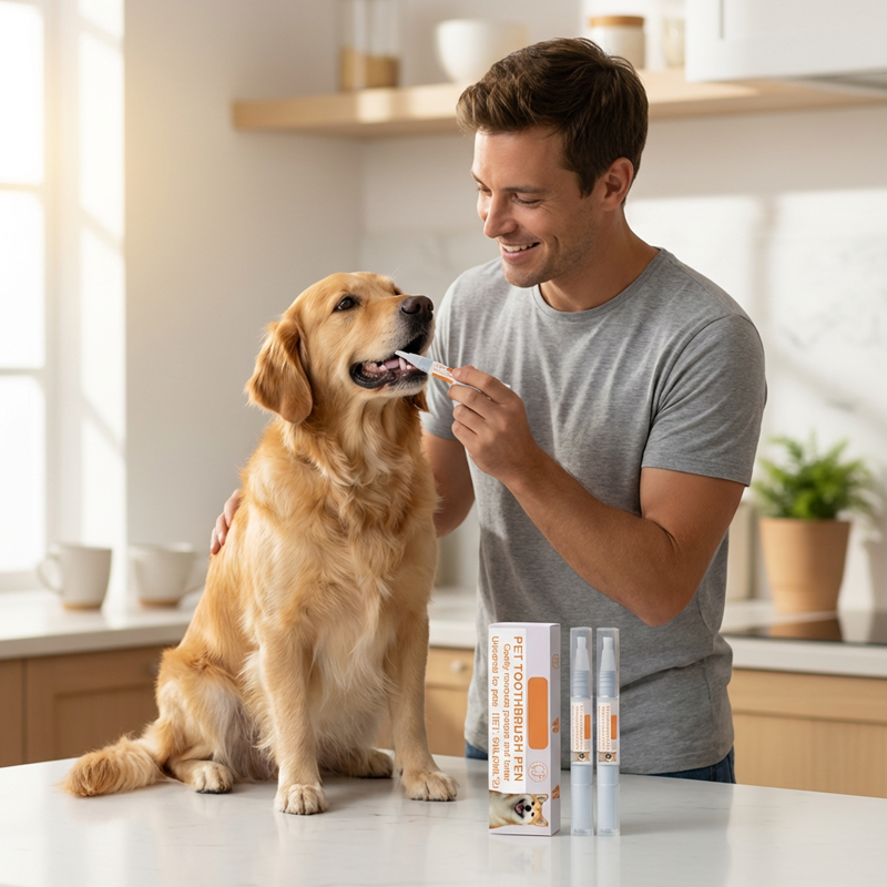 2 PCS Dental Care Cleaning Pen for Pet