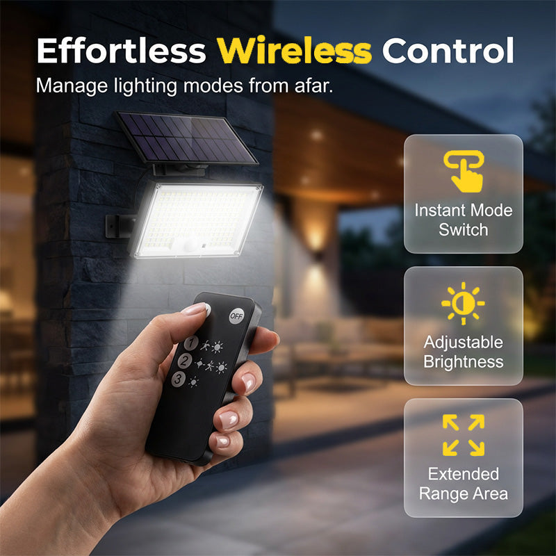 🔥2026 BEST‑SELLER｜50K+ VENDUTI🔥50% DI SCONTO 💡 Luce di sicurezza solare da esterno｜12 ore di illuminazione continua, sensore di movimento, impermeabile IP65, per giardino, cortile e mura esterne✨