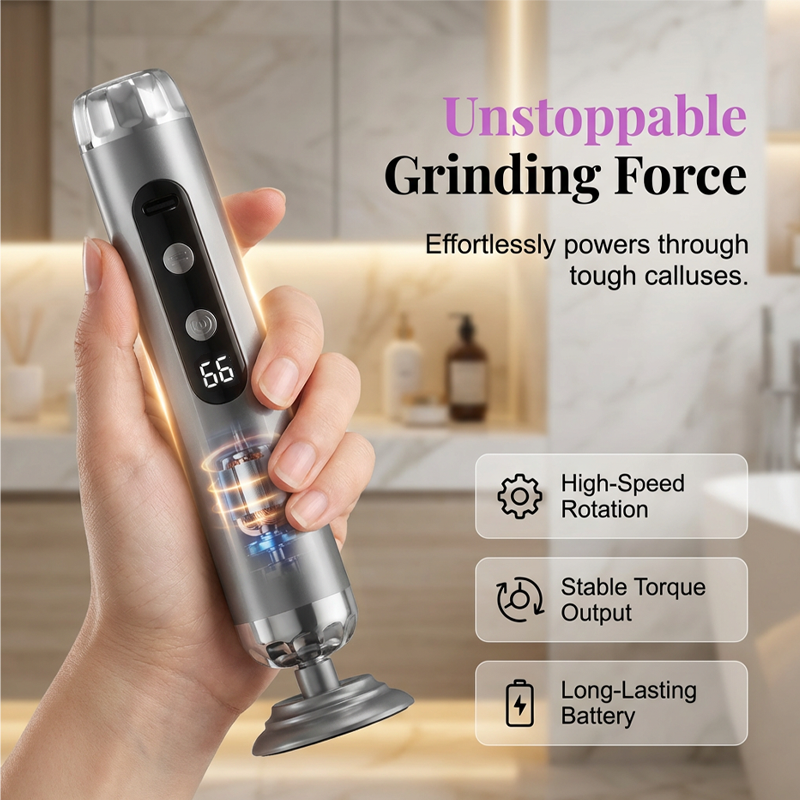 🌸ULTIMO GIORNO PREZZO SPECIALE!!🌸Levigatrice Elettrica Multi-Funzione per Piedi con 5 Velocità