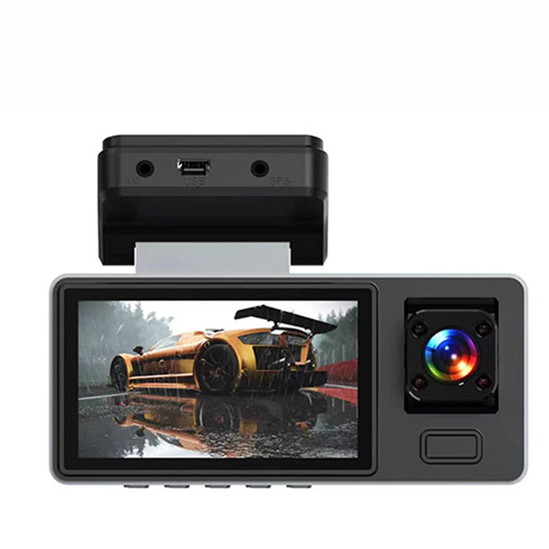 Dashcam per Auto HD Multi-Obiettivo con Visione Notturna