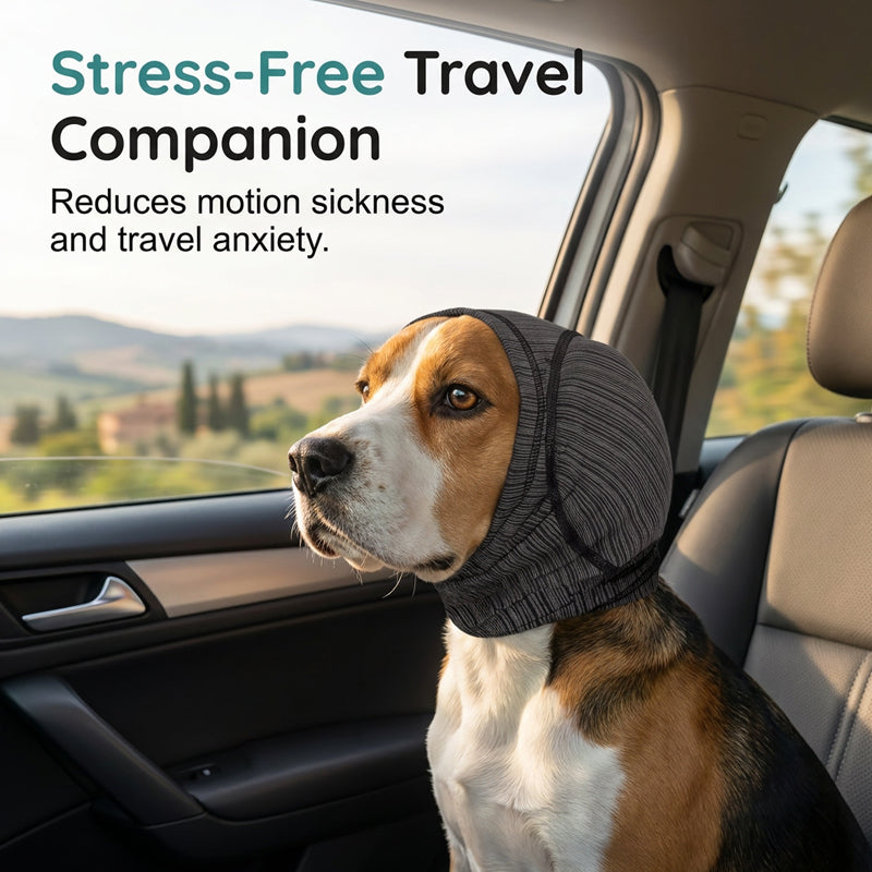 🐾 🎧 Paraorecchie antirumore per animali domestici: la delicata compressione avvolgente allevia l'ansia causata da tuoni e fuochi d'artificio 🐶