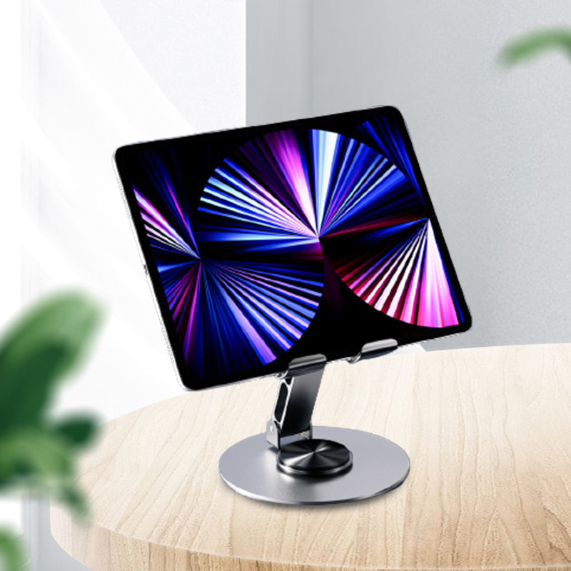 🥳2026 BESTSELLER✨Supporto pieghevole in metallo con rotazione 360° per telefono e tablet. Angolo liberamente regolabile, struttura robusta e antiscivolo. Compatto e portatile, ideale per guardare video, riunioni e navigazione ovunque!📱💻