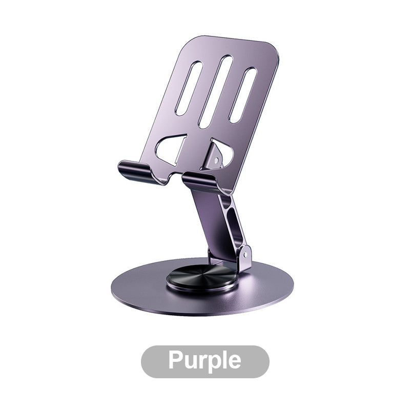 🥳2026 BESTSELLER✨Supporto pieghevole in metallo con rotazione 360° per telefono e tablet. Angolo liberamente regolabile, struttura robusta e antiscivolo. Compatto e portatile, ideale per guardare video, riunioni e navigazione ovunque!📱💻