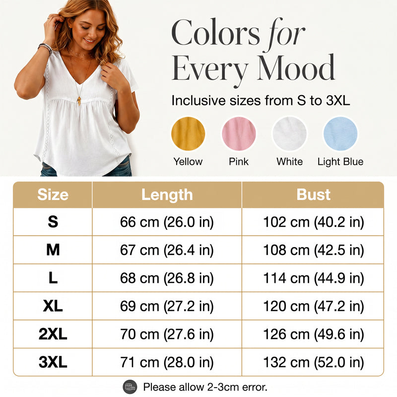 👚✨T-Shirt da Donna con Scollo a V Elegante – Scollatura Valorizzante, Tessuto Morbido & Versatile – Perfetto per Tutti i Giorni, Ufficio & Tempo Libero – Facile da Abbinare