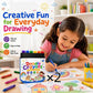 Set di 6 Pastelli Cancellabili per Scarabocchiare (Sicuri per Bambini Piccoli)