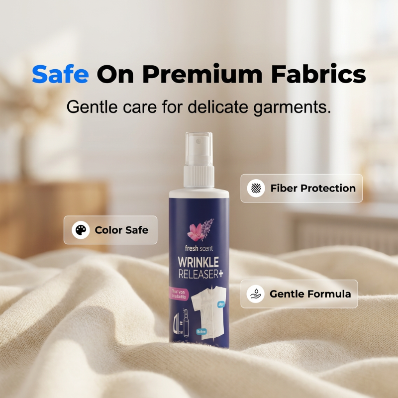 Spray antipiega per tessuti da viaggio
