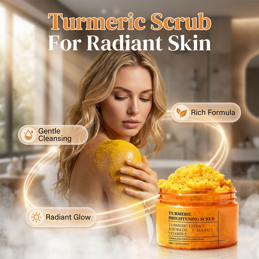 🥳2026 SUPER OFFERTA🥳💞50K+ VENDUTI!🌿✨ 50% DI SCONTO! Scrub Corpo Illuminante alla Curcuma – Curcuma naturale, olio di jojoba e sale marino. Esfoliazione delicata per una pelle radiosa e morbidissima dalla testa ai piedi! 🧖‍♀️💛