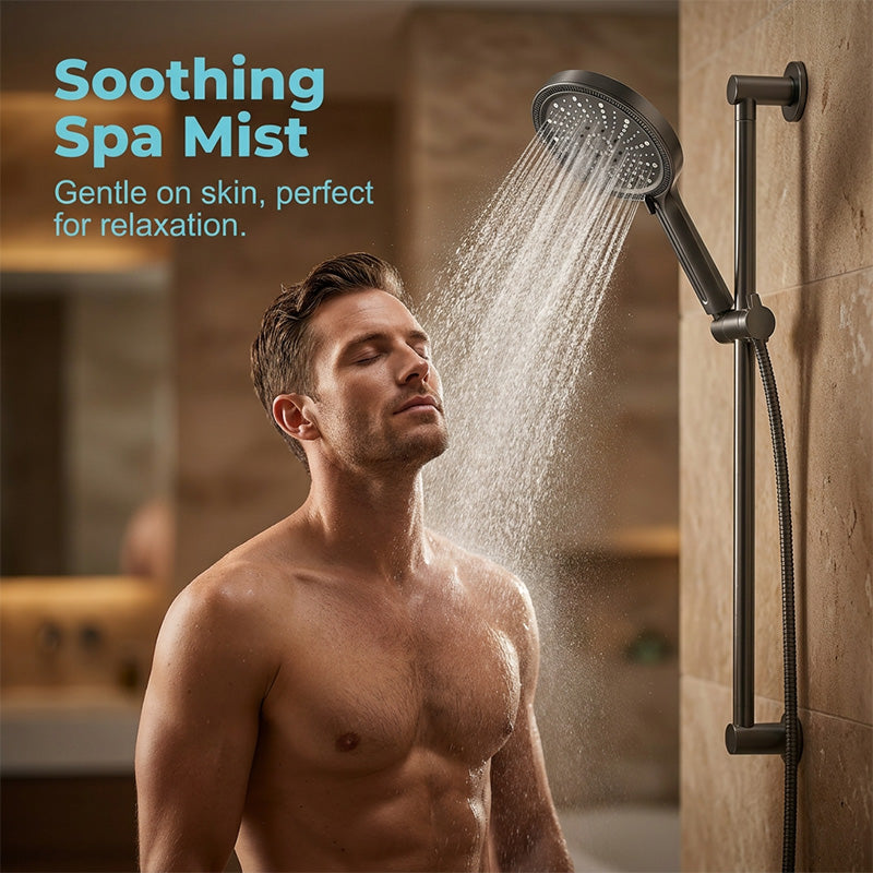 🥳2026 NUOVO ARRIVO🥳💞50K+ VENDUTI!🔥50% DI SCONTO! 🚿💦 Soffione Doccia ad Alta Pressione Regolabile con Effetto Pioggia — Getto Potenziato, Multi‑modalità, Installazione Semplice ✨