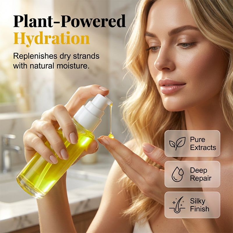 Olio essenziale per capelli senza risciacquo
