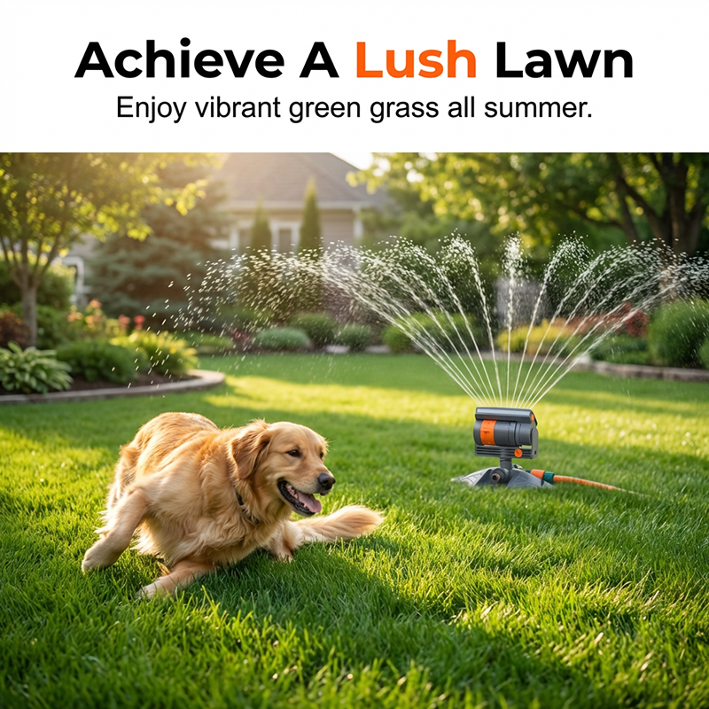 🏆 Offerta speciale ultimo giorno: 50% di sconto 🔥 Irrigatore da giardino automatico rotante ad ampia copertura