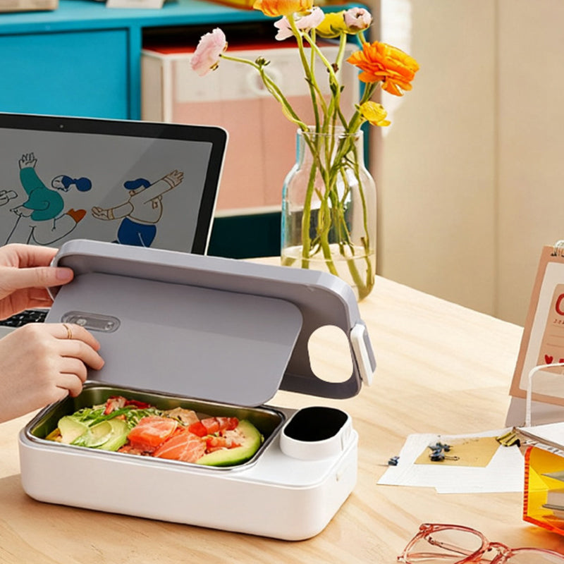 Contenitore termico portatile per il pranzo con riscaldamento elettrico