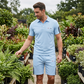 👕🩳 SET CASUAL UOMO CON MAGLIETTA E PANTALONCINI! ☀️ Fresco, comodo e perfetto per l'estate – indossa il look giusto per ogni occasione! 🌴✨