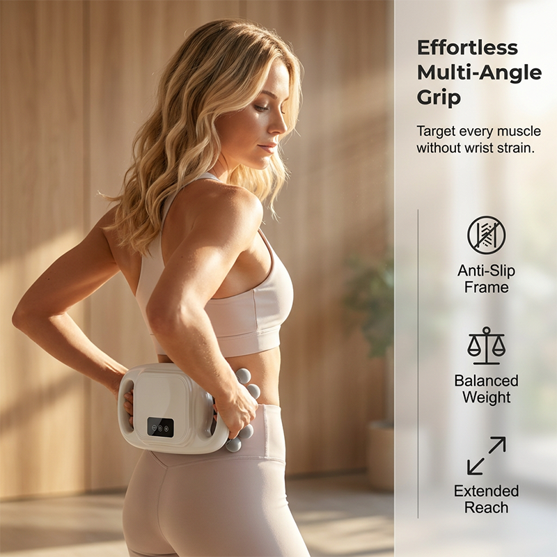 ⏳Sconto del 50% per un periodo limitato⏰Massaggiatore muscolare senza fili con 16 testine massaggianti💆