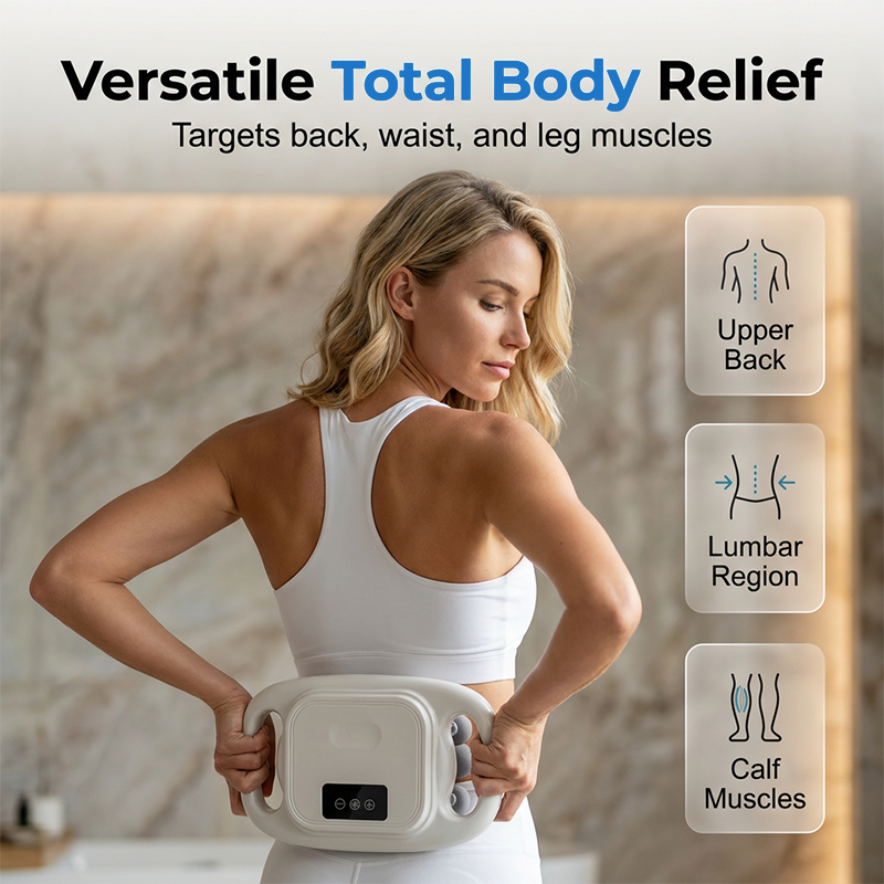 ⏳Sconto del 50% per un periodo limitato⏰Massaggiatore muscolare senza fili con 16 testine massaggianti💆