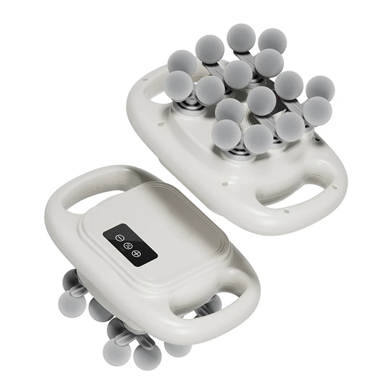 ⏳Sconto del 50% per un periodo limitato⏰Massaggiatore muscolare senza fili con 16 testine massaggianti💆