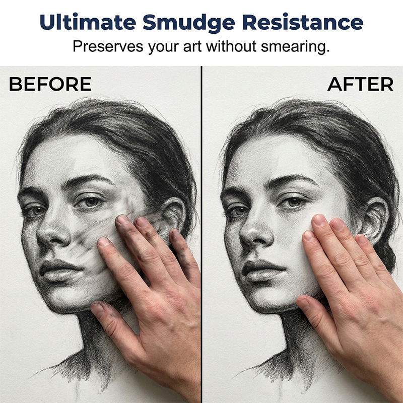 🥳SALDI 2026 IMPERDIBILI🥳💞OLTRE 50.000 VENDUTI!🎨🖌️ SCONTO DEL 50%! Spray fissativo ad asciugatura rapida – Protegge carboncino e pastelli dalle sbavature. Nebulizzazione ultrafine, senza gocciolamenti. Finitura opaca, i colori rimangono brillanti! 🛡️✨