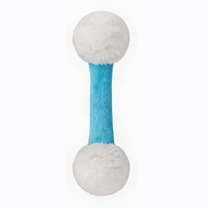 -50% Aujourd’hui 🐶🐱 Jouet Haltère en Peluche pour Animaux