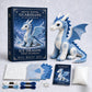 Kit Fai-da-Te Drago di Ghiaccio in Feltro Patchwork - Guardiano Invernale Artico Set da Cucito