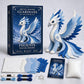 Kit Fai-da-Te Drago di Ghiaccio in Feltro Patchwork - Guardiano Invernale Artico Set da Cucito