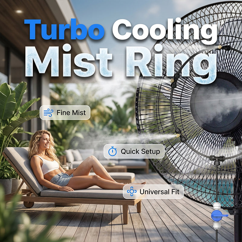 ⏳Sconto del 50% per un periodo limitato⏰Anello nebulizzatore a raffreddamento istantaneo💦🍃