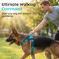 Pettorina imbottita per cani, facile da indossare e togliere, ideale per le passeggiate.