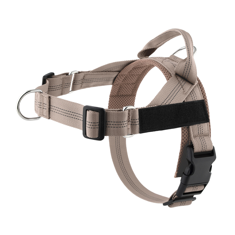 Pettorina imbottita per cani, facile da indossare e togliere, ideale per le passeggiate.