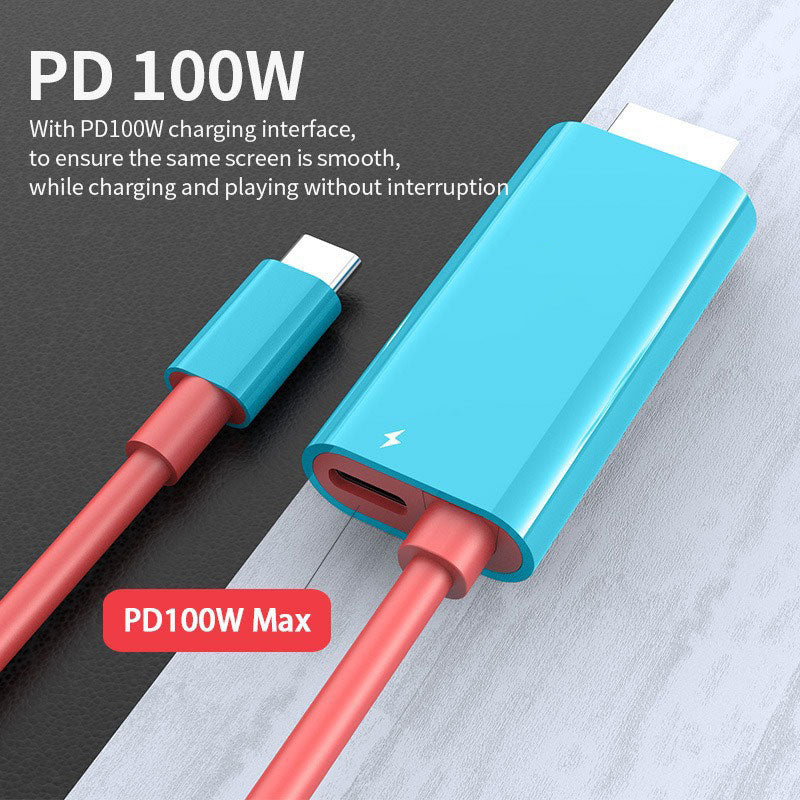 📱➡️🖥️ 50% SCONTO! Smetti di strizzare gli occhi! Questo cavo USB-C HDMI 2m con PD trasforma Switch, tablet o telefono in una console vera – gioca e ricarica insieme, senza lag!