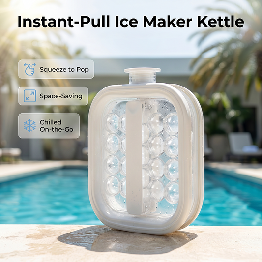 🥳 OFFERTA CALDA 2026 – OLTRE 50.000 VENDUTE! 🍹 SCONTO DEL 50%! – Bricco portatile in silicone per la creazione di cubetti di ghiaccio sferici 🧊✨