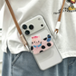 Clip per Telefono con Cordino e Simpatico Animale Cartoon