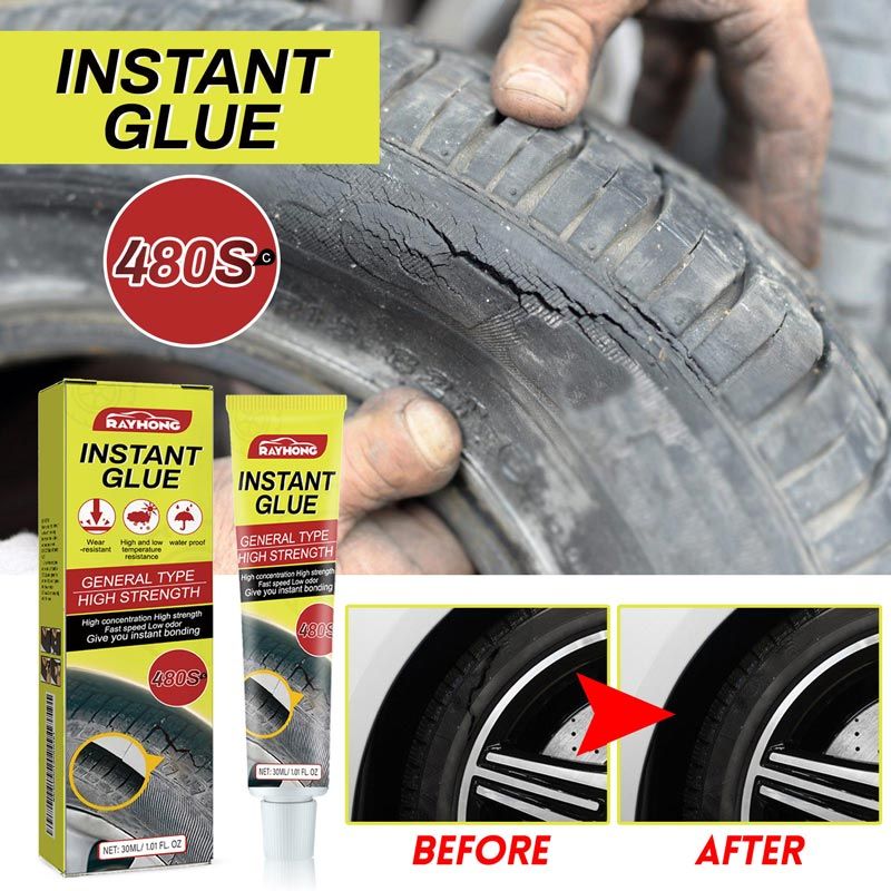 🥳2026 HOT SALE🥳💞50K+ SOLD!🛞🔧 50% OFF! Car Tire Crack Repair Glue – Permanent bond, seals cracks fast. All‑weather flexible. Avoid costly replacements! 🚗✨