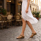 ✨ULTIMO GIORNO SCONTO DEL 50% – Sandali con zeppa e intagli | Un must per l'estate ☀️ | Supporto per l'arco plantare, tessuto morbido, vestibilità regolabile 👡