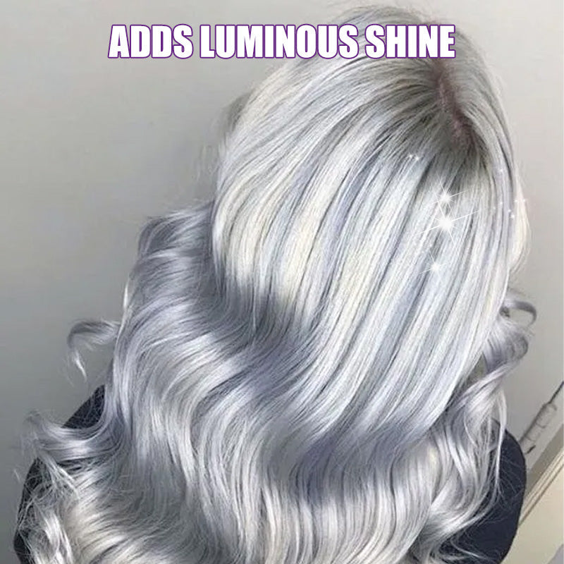 👱‍♀️Vuoi schiarire il colore dei capelli? I tuoi capelli hanno bisogno di cure urgenti! Maschera viola idratante per capelli con profumo duraturo