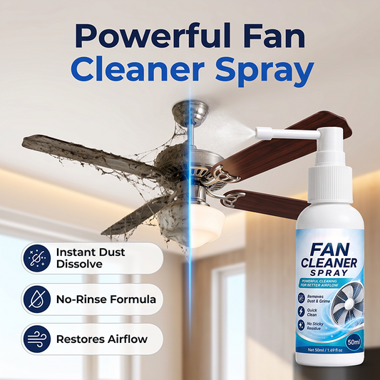 🧴 Spray Limpiador Multiusos para Ventiladores y Aire Acondicionado 💨 Desintegra Polvo y Grasa Sin Fregar, Boquilla Delgada para Zonas Difíciles, Devuelve el Brillo Original, Seguro para Plástico y Metal