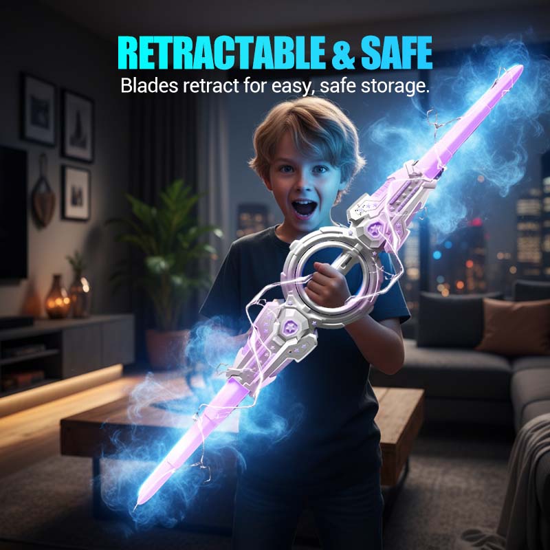 😍🔥Oltre 5000 unità vendute in Europa nel 2026! 🎁 Un regalo nuovo e fantastico: una spada laser ricaricabile e lampeggiante con effetti sonori.