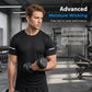 T-Shirt Sportiva da Uomo Traspirante per Allenamento e Fitness