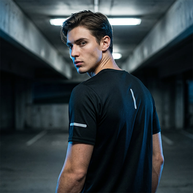 T-Shirt Sportiva da Uomo Traspirante per Allenamento e Fitness