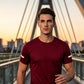 T-Shirt Sportiva da Uomo Traspirante per Allenamento e Fitness