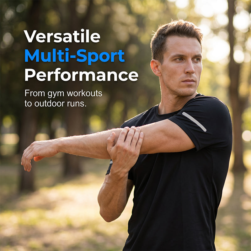T-Shirt Sportiva da Uomo Traspirante per Allenamento e Fitness