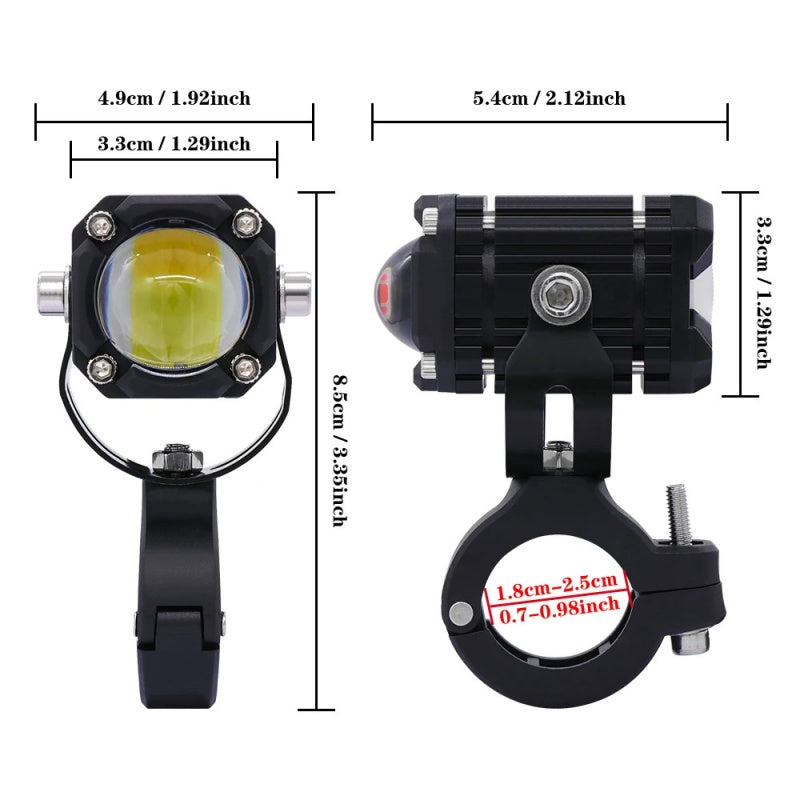 🎉 Sconti 2026 — Oltre 40.000 venduti! 🏍️ Fari LED universali per moto – Doppio fascio e impermeabili per tutte le condizioni atmosferiche 💡