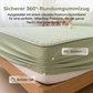 🥳2026 NUOVO ARRIVO🥳🔥OLTRE 50.000 VENDUTI! 🛏️Lenzuolo con angoli trapuntato con bordo elastico perimetrale, antiscivolo, morbido e confortevole. Protegge il materasso, adatto per uso domestico ✨