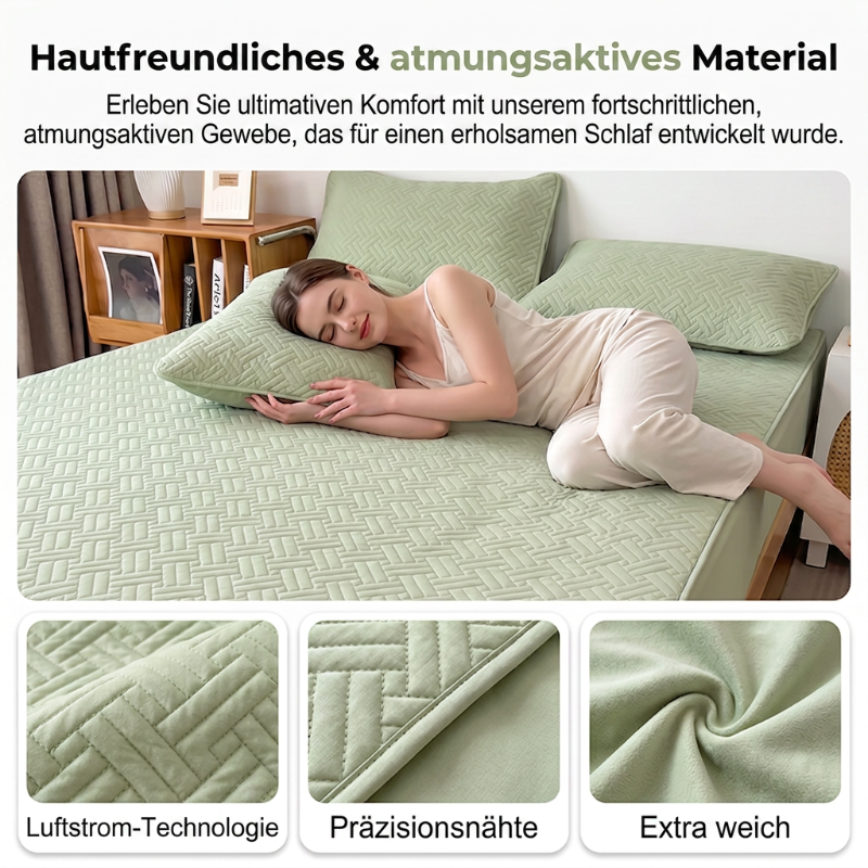 🥳2026 NUOVO ARRIVO🥳🔥OLTRE 50.000 VENDUTI! 🛏️Lenzuolo con angoli trapuntato con bordo elastico perimetrale, antiscivolo, morbido e confortevole. Protegge il materasso, adatto per uso domestico ✨