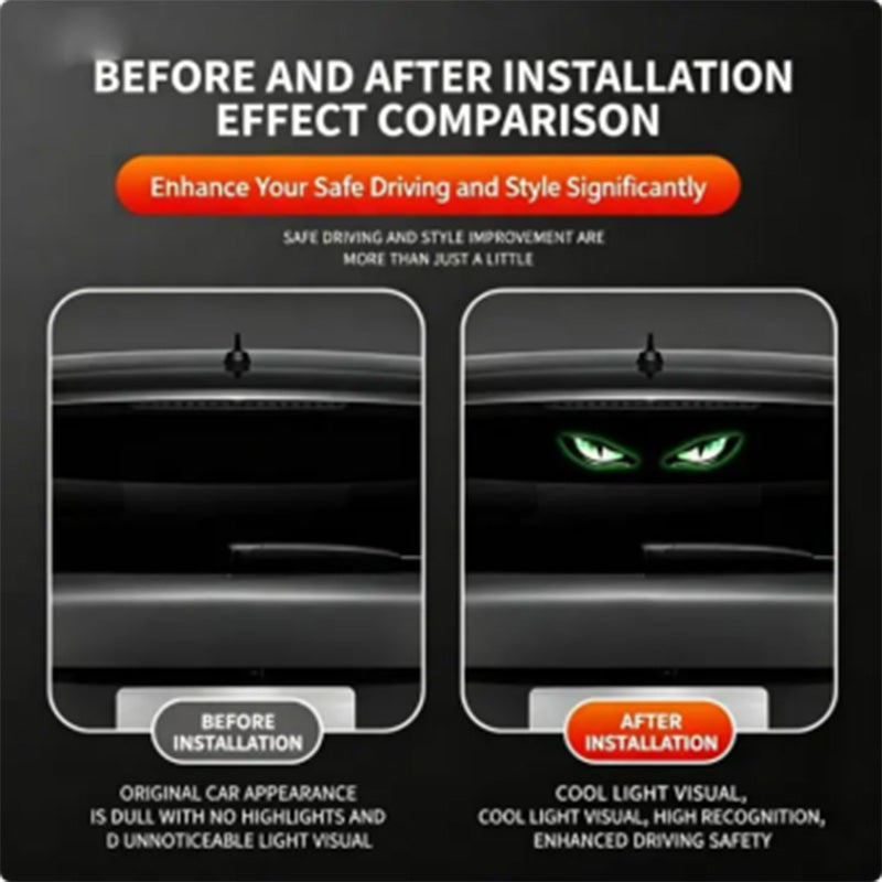 Luce di Avvertimento LED per Auto ad Energia Solare