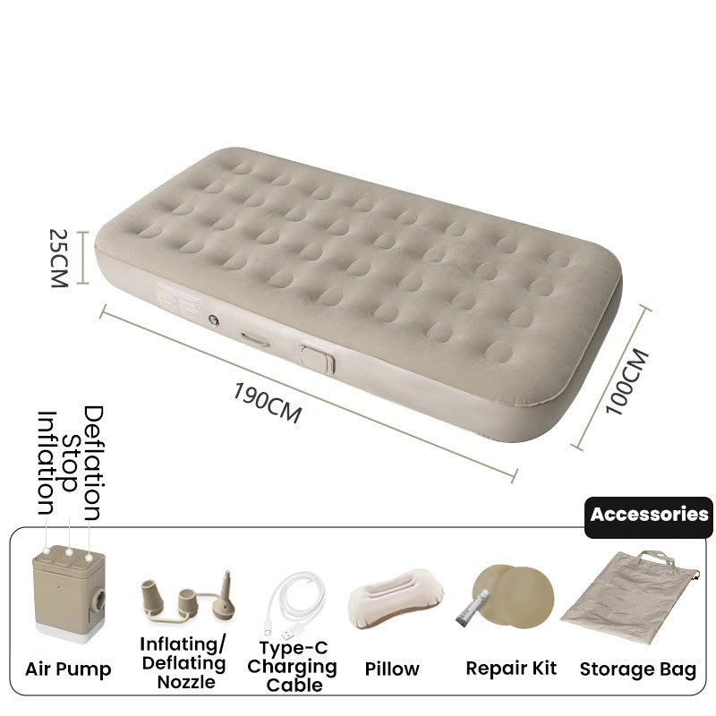 【🛏️ Prezzo Minimo Storico – Offerta Limitata!】💨 Materasso Gonfiabile Portatile con Pompa Integrata – Pompa Incorporata, Confezione Compatta & Montaggio Rapido – Ideale per Camping, Ospiti & Viaggi 🏕️