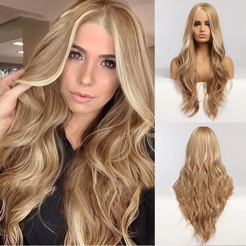 💇Parrucca Riccia Lunga e Voluminosa – Naturale, Comoda e Regolabile!