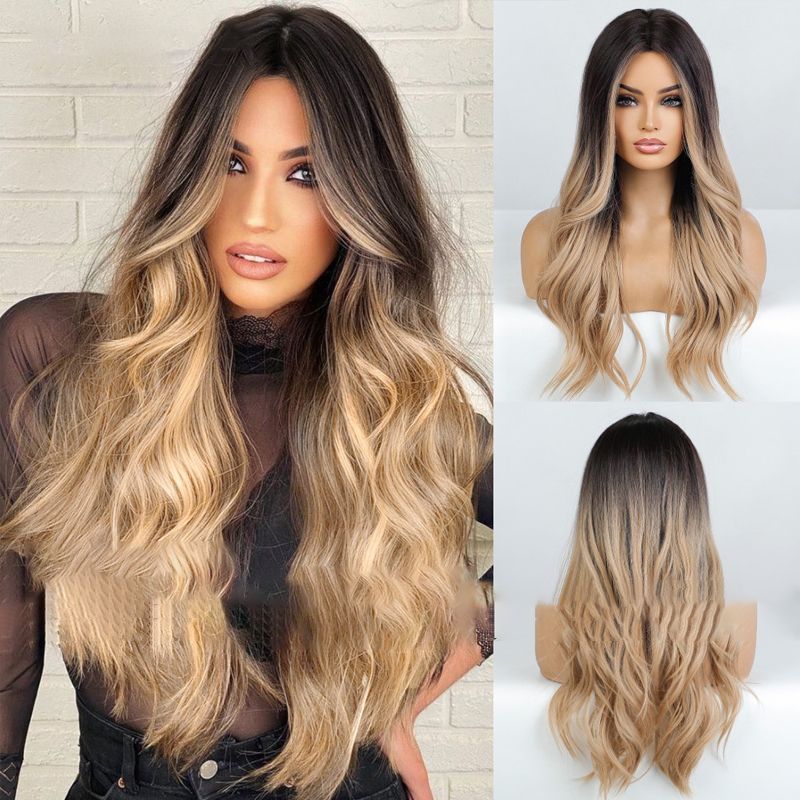 💇Parrucca Riccia Lunga e Voluminosa – Naturale, Comoda e Regolabile!